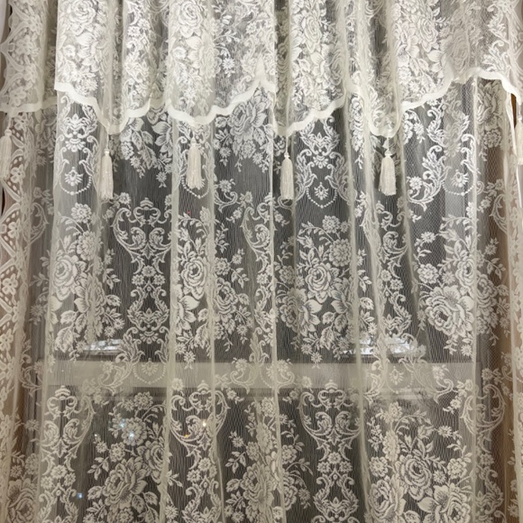 Lace Curtains by Astoria Grand (8 Panels Total) - Picture 2 of 3